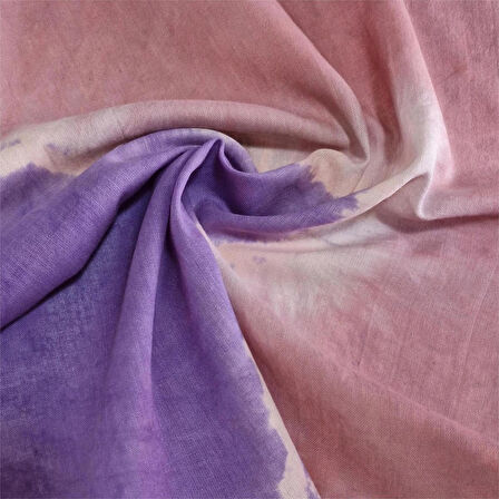Kare Pamuklu Bandana, El Boyaması Ve Tahta Baskılı Bandana, Fular, Moli Tasarım