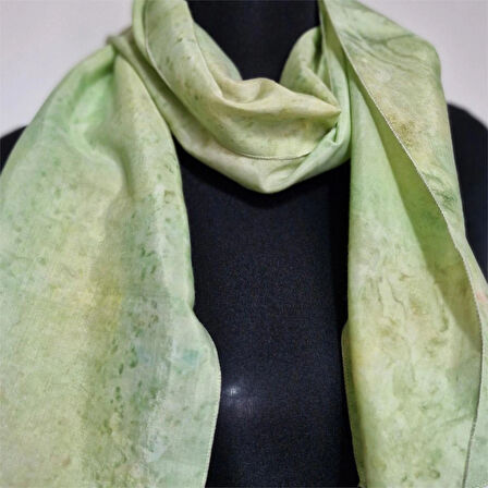 Tuzlu Batik Boyalı, El Boyaması,  El Yapımı, Hediyelik ipek fular, Tasarım, Moli Tasarım