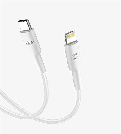 LİNK-TECH 30 W 1M USB-C TO LİGHTNİNG ŞARJ KABLOSU 