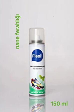 Flexicare Professional Günlük Fresh Mint Ayakkabı Deodorantı Ayak Koku Giderici Önleyici Sprey 150 Ml