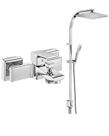 ECA Tiera Banyo Bataryası 469+Tiera Kolonlu Tepe Duş Seti 012    2li Set