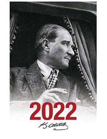 2022 Atatürk Ajandası Mustafa Kemal - Beyaz