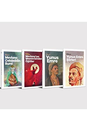 Mevlana Mesnevisi Seti - 4 Kitap