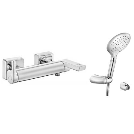 ECA İcon Banyo Bataryası 478H+Myra Mafsallı Banyo Üst Takım 343H  2'li Set