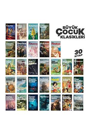 Büyük Çocuk Klasikleri Seti - 30 Kitap