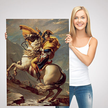 Alpleri Aşan Napolyon Duvar Tablosu-6011