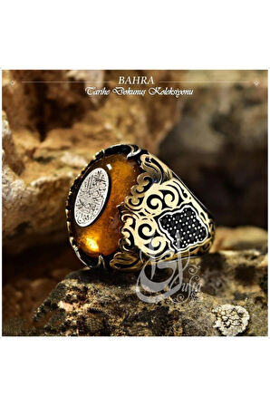 Islam Usta Tasarımı Bahra Gümüş Erkek Yüzük