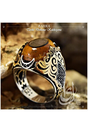 Islam Usta Tasarımı Bahra Gümüş Erkek Yüzük