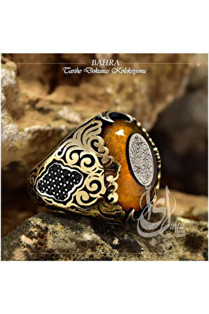 Islam Usta Tasarımı Bahra Gümüş Erkek Yüzük