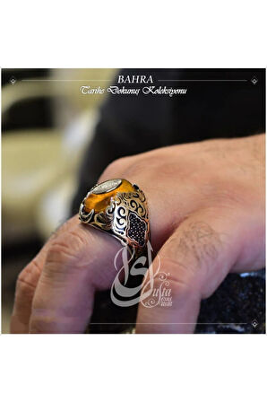 Islam Usta Tasarımı Bahra Gümüş Erkek Yüzük