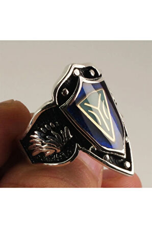 Gümüş Erkek Zihgir Başparmak Iyı Yüzük