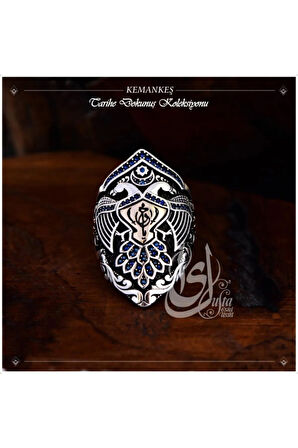 Islam Usta Tasarımı Kemankeş Gümüş Erkek Yüzük