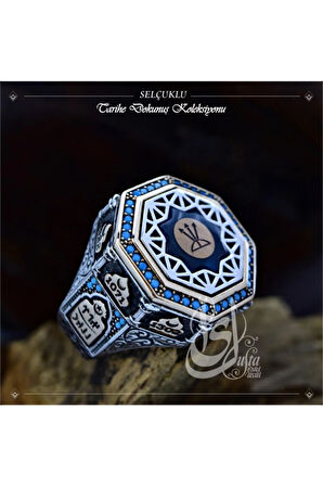 Islam Usta Tasarımı Selçuklu Gümüş Erkek Yüzük
