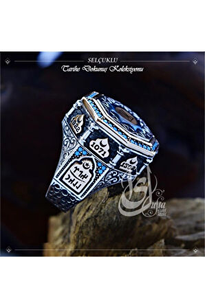 Islam Usta Tasarımı Selçuklu Gümüş Erkek Yüzük