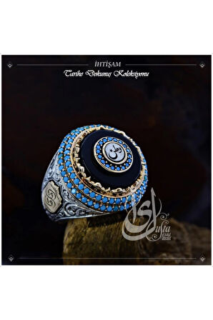 Islam Usta Tasarımı Ihtişam Gümüş Erkek Yüzük