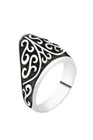 Zihgir Okçu Erkek Yüzük Sarmaşık Model