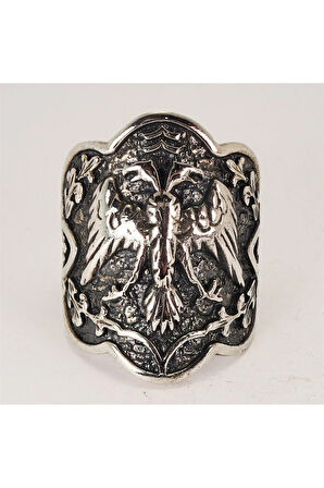 Diriliş Ertuğrul Gümüş Erkek Zihgir Başparmak Yüzüğü