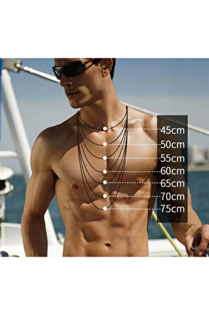 Üç Hilal Tuğralı Bozkurtlu Lilalı Ülkücü Erkek Gümüş Kolye Zincir