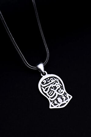 Nalı Şerif Gümüş Erkek Zincir Kolye