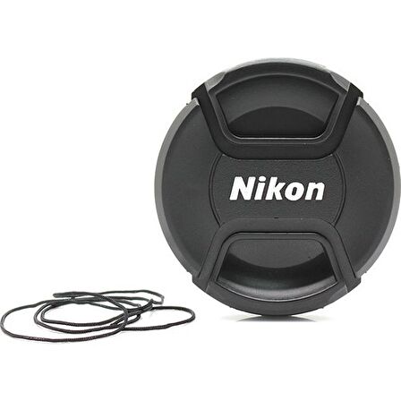 Ayex Nikon İçin 55 mm Snap Ön Lens Kapağı Lens Cap Objektif Kapağı