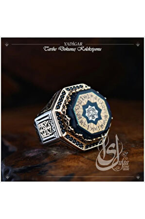 Islam Usta Tasarımı Yadigar Gümüş Erkek Yüzük