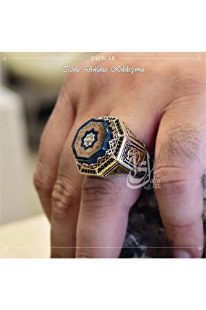 Islam Usta Tasarımı Yadigar Gümüş Erkek Yüzük