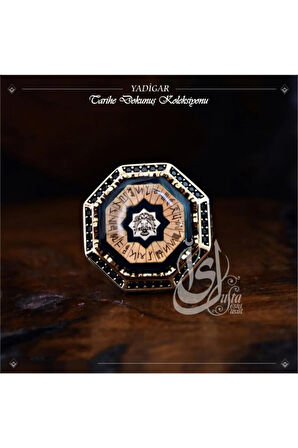 Islam Usta Tasarımı Yadigar Gümüş Erkek Yüzük