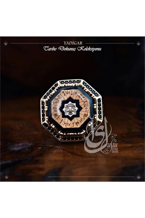 Islam Usta Tasarımı Yadigar Gümüş Erkek Yüzük