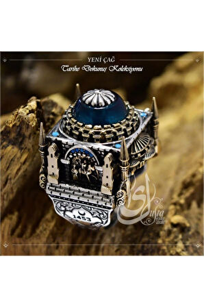 Islam Usta Tasarımı Yeni Çağ Gümüş Erkek Yüzük