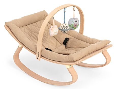 Tinycare Wooden Gri Sallanan Ana Kucağı