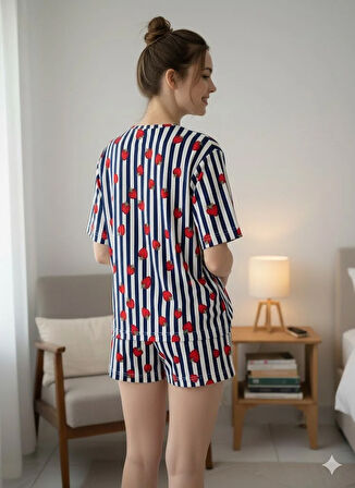 KADIN ŞORTLU PİJAMA TAKIM