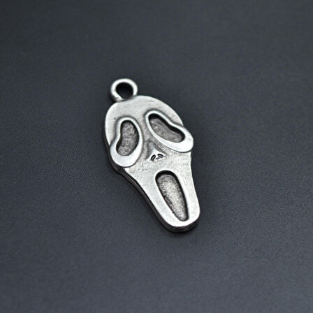 Scream - Çığlık Kolye Ucu - Antik Gümüş Kaplama - Kod:96
