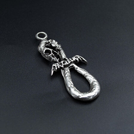 Metallica Kolye Ucu - Antik Gümüş Kaplama - Kod:305