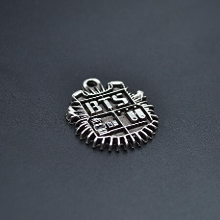 Minimal BTS Army Kolye Ucu - Antik Gümüş Kaplama - Kod:234