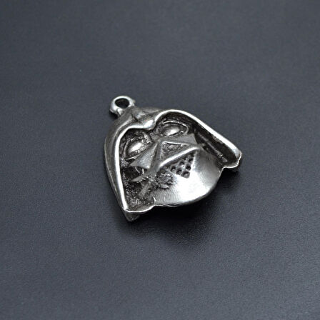 Star Wars - Darth Vader Kolye Ucu - Antik Gümüş Kaplama - Kod:97