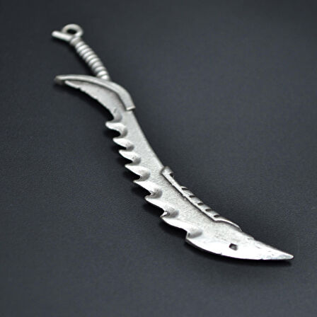 Kılıç Kolye Ucu - Antik Gümüş Kaplama - Kod:182