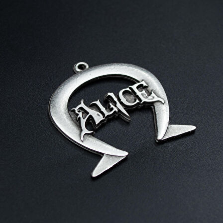 Alice Kolye Ucu - Antik Gümüş Kaplama - Kod:301