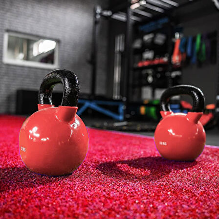 Kesme Suni Yapay Kırmızı Çim Halı 7 mm Balkon Teras Bahçe Dekoratif Kaymaz 