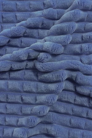 Merinos Modern Line 3 Parça Çift Kişilik Battaniye Seti Lacivert