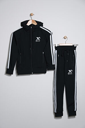 Unisex Dalgıç Kumaş Spor  Çocuk Eşofman Takımı ESF.2525-Z
