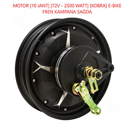 Monero Elektrikli Bisiklet E BİKE ARKA JANT MOTOR 72V 2500 WATT 10.JANT 
