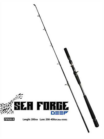 Fujin SeaForce 200cm 200-400gr Tekne-Bot Kamışı