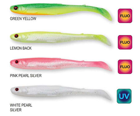 Savage Gear Slender Scoop Shad 13 cm 12 gr Dark Water Mix