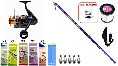 Remixon Strong 4.20m 100-250gr & Remixon Winner 6000 SURF SETİ