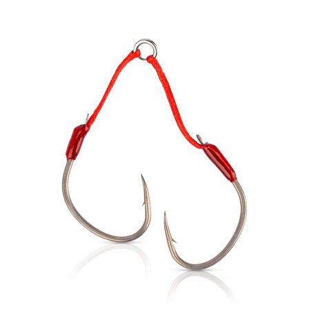 Mustad Alpha Point Ruthless Slow Fall Asist Olta İğnesi A-ASSIST3 TITAN STEEL-NO:1 - 2Lİ