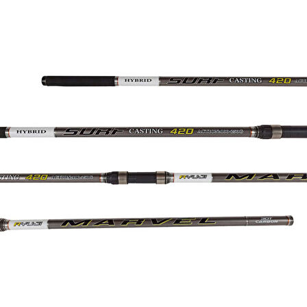 RYUJI MARVEL 4.20M, 100-250GR, HYBRID, 3P SURF KAMIŞ Standart-Standart