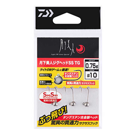 DAIWA GEKKABIJIN JIG HEAD SS TG İĞNE Standart-#10