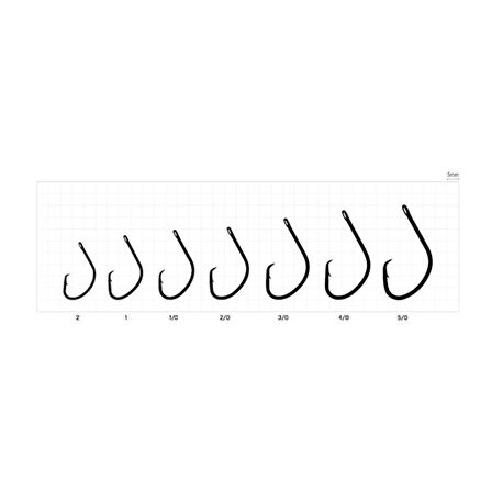 SASAME LIGHT CIRCLE TW F-401 BLACK N. İĞNE Standart-NO 4/0
