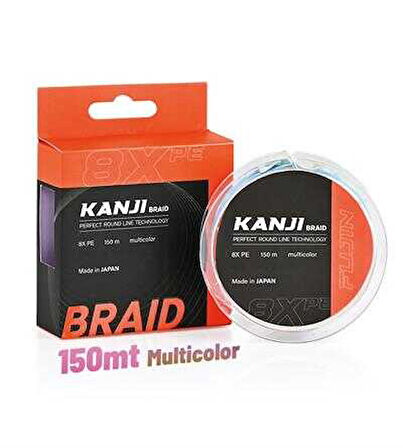 Fujin Kanji 8X 150MT Multi Color Pe Line 0.185mm