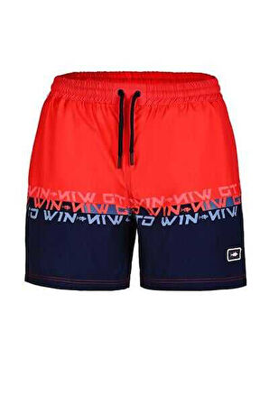 Fujin Pro Angler Short Mayo Scarlet Dark Navy Medium (M)